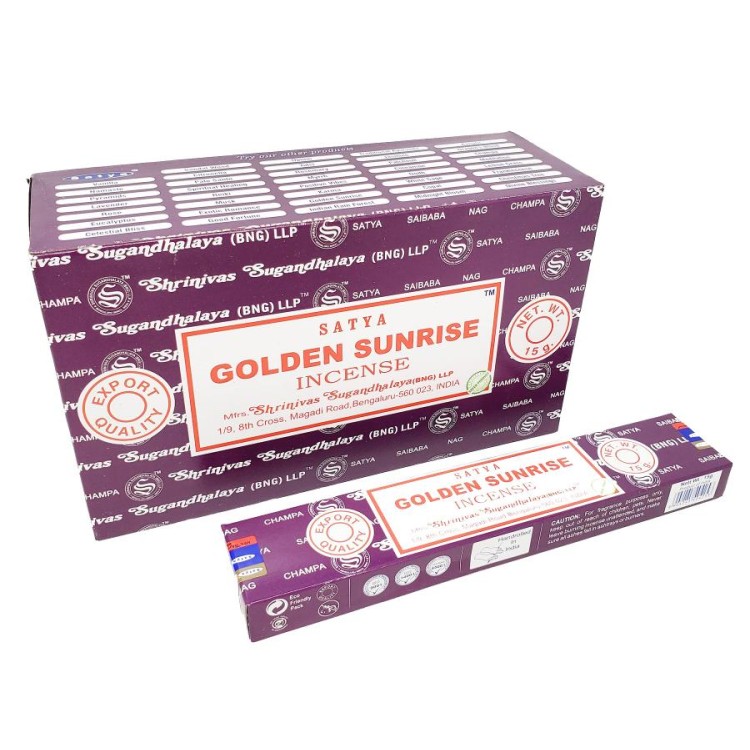Satya Incense: Golden Sunrise Satya Incense: Golden Sunrise