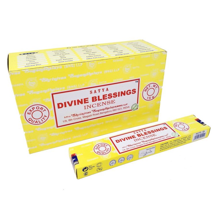 Encens Satya : Bénédiction Divine Encens Satya : Bénédiction Divine