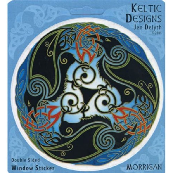 Keltic Designs Morrigan Autocollant de fenêtre