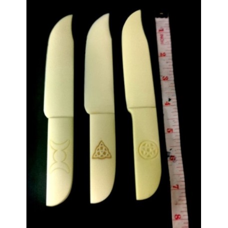 Athame acrylique, Triquetra Athame acrylique, Triquetra