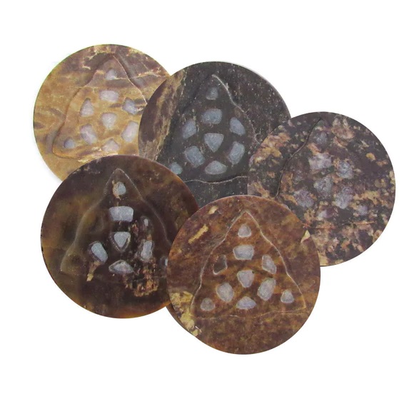 Soapstone Altar Tile: Triquetra Soapstone Altar Tile: Triquetra