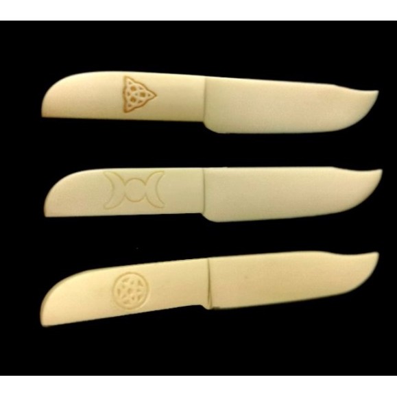 Athame acrylique, Triquetra Athame acrylique, Triquetra