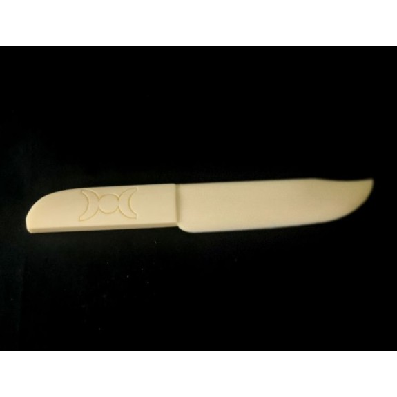 Athame acrylique, Triple Lune Athame acrylique, Triple Lune