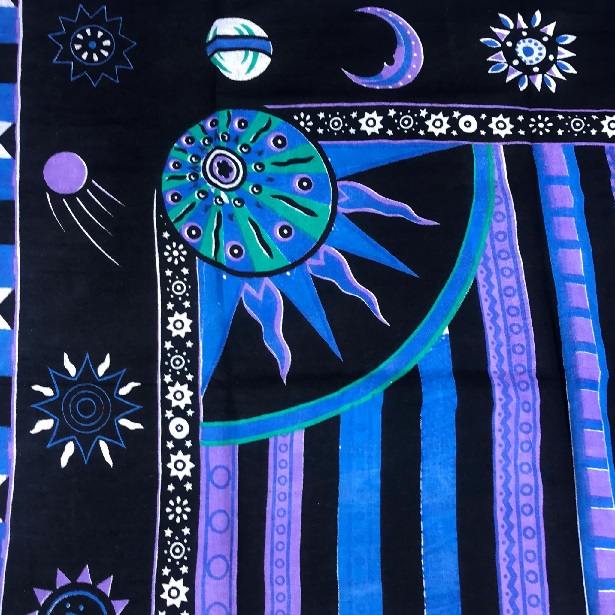 Tapestry: Blue Celestial Sun Tapestry: Blue Celestial Sun