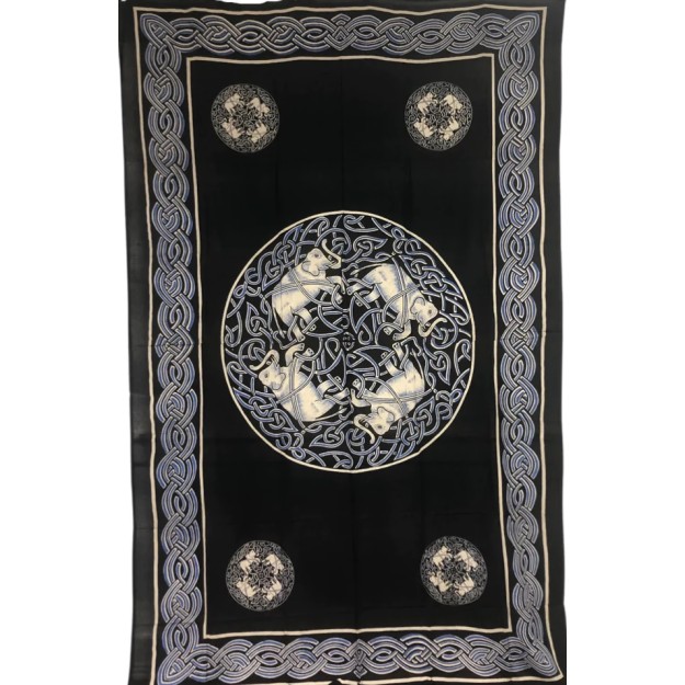 Tapestry: Celtic Elephants