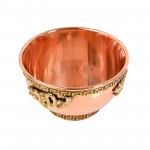 Copper Offering Bowl, Dragon, 3"