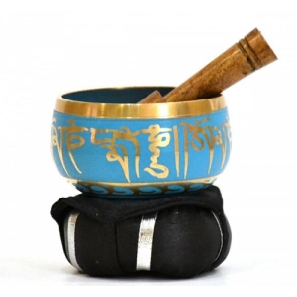 Tibetan Sound Bowl, Sea Blue