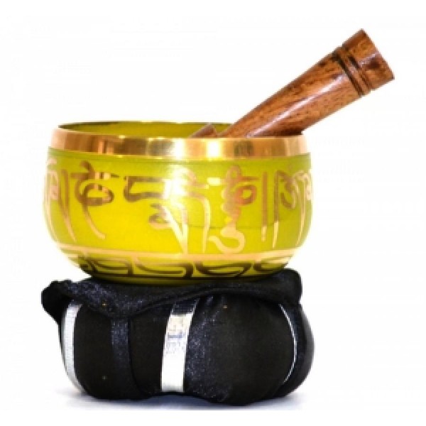 Tibetan Sound Bowl, Jaune, 3 