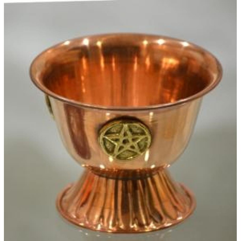 Cuivre offre bol, Pentacle Cuivre offre bol, Pentacle