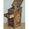 Boîte de rangement en bois pentacle Boîte de rangement en bois pentacle