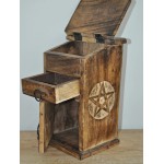 Pentacle Wooden Storage Box