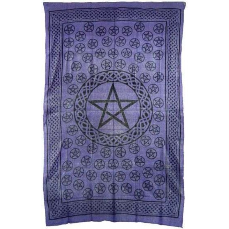 Tapisserie : Pentacle celtique, Violet Tapisserie : Pentacle celtique, Violet