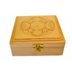 Triple Moon Wood Box