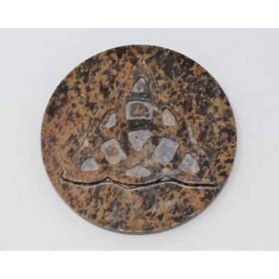 Soapstone Altar Tile: Triquetra Soapstone Altar Tile: Triquetra