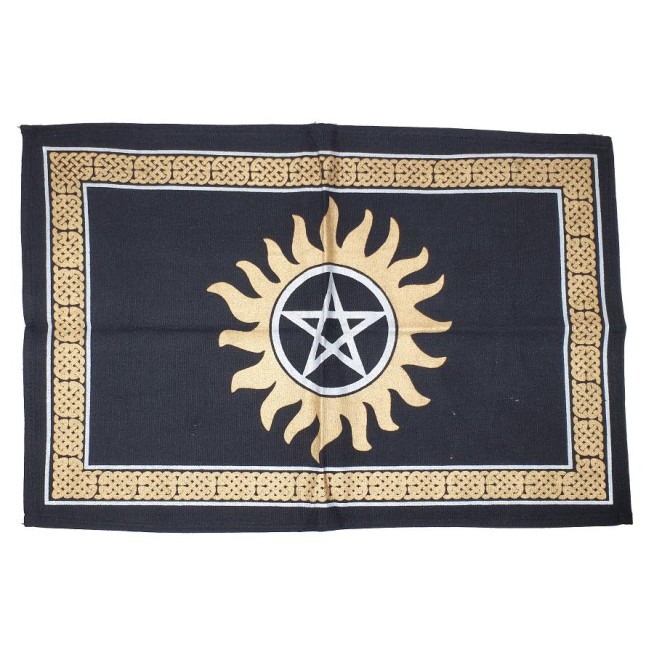 Tapis d’autel, Pentacle solaire - Surnaturel Tapis d’autel, Pentacle solaire - Surnaturel