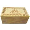 Boîte en bois Viking "Valknut" symbole Boîte en bois Viking "Valknut" symbole