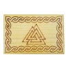Boîte en bois Viking "Valknut" symbole Boîte en bois Viking "Valknut" symbole