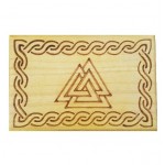 Viking "Valknut" Symbol Wood Box