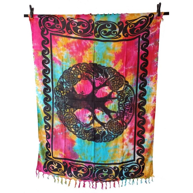 Chakra Tree Of Life Sarong/Altar Cloth