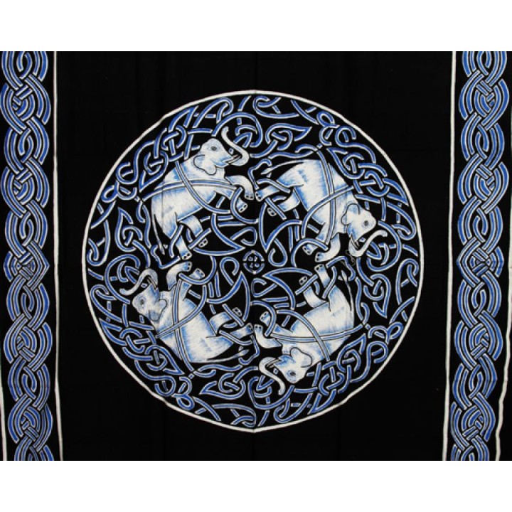 Tapestry: Celtic Elephants Tapestry: Celtic Elephants