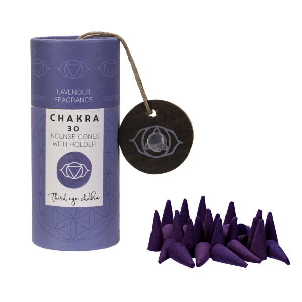 Chakra Cone Incense: Third Eye