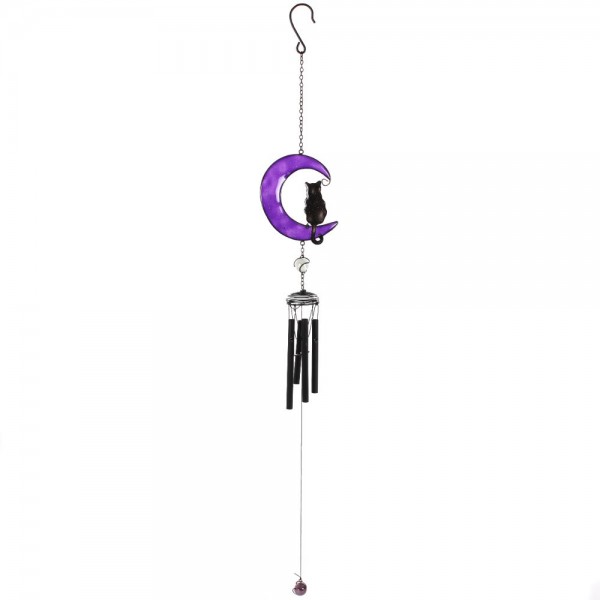Carillon lunaire violet Black Kitty