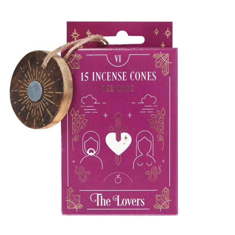 Encens de cône de tarot: Amoureux Encens de cône de tarot: Amoureux