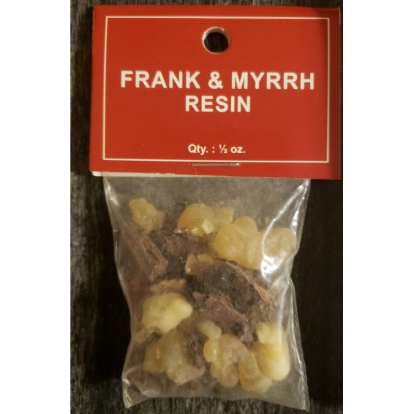 Encens et encens de résine de myrrhe