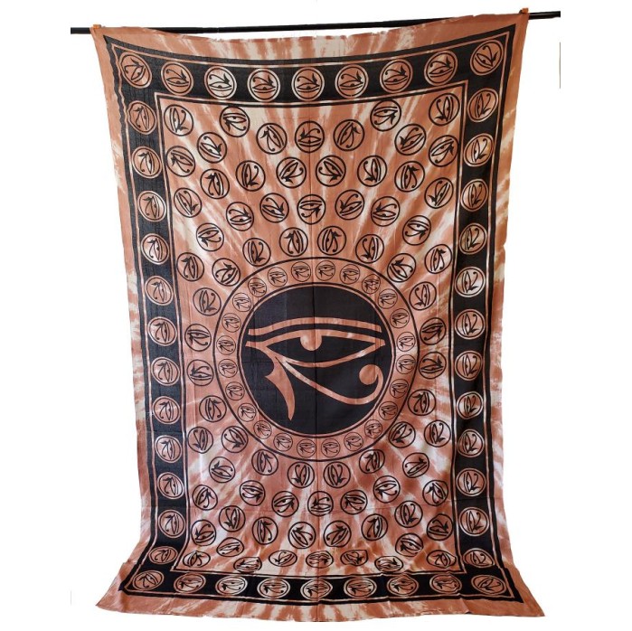 Tapestry: Egyptian Eye, Brown Tapestry: Egyptian Eye, Brown