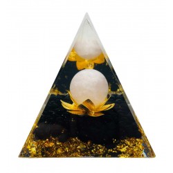 Pyramide d’orgone, Lotus d’or