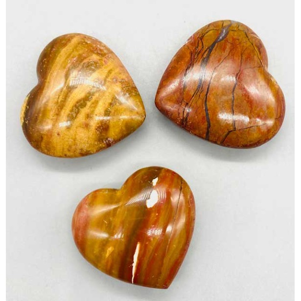 Puffy Heart - Petrified Wood Puffy Heart - Petrified Wood