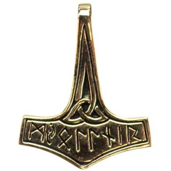 Mjolnir Pendant, Bronze Mjolnir Pendant, Bronze