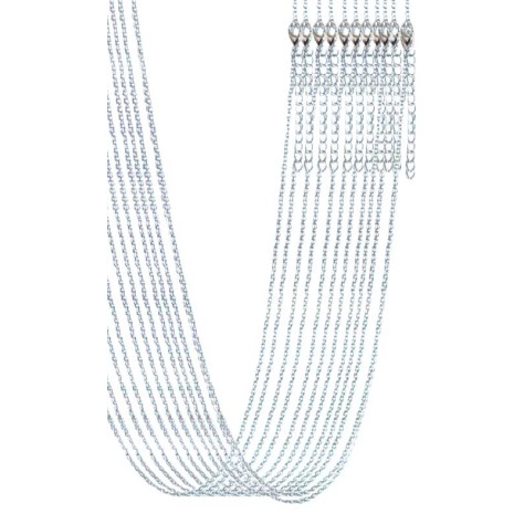 Chaîne plaquée argent, 24 Chaîne plaquée argent, 24