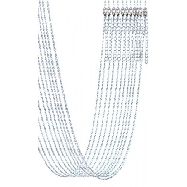 Silver-Plated Chain, 24
