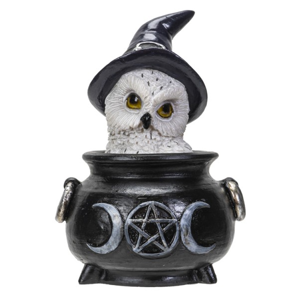 Owl Cauldron Statue
