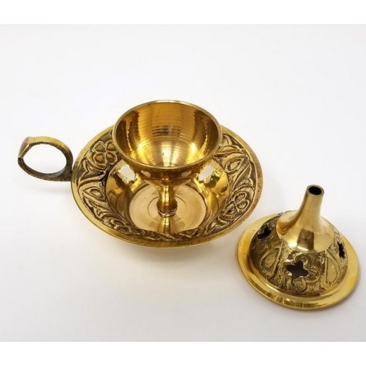 Brass Incense Burner with Handle Brass Incense Burner with Handle