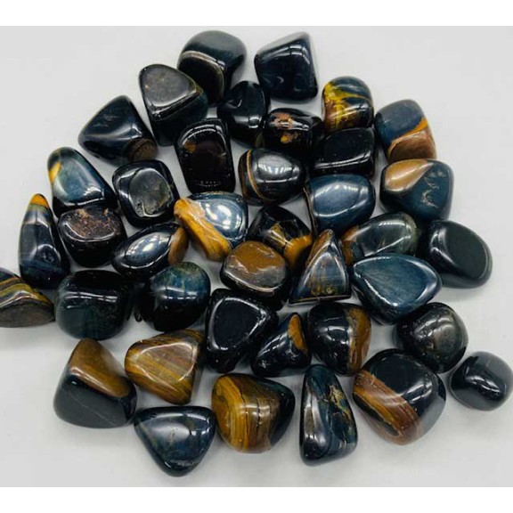Tiger Eye, Tumbled (Blue) Tiger Eye, Tumbled (Blue)
