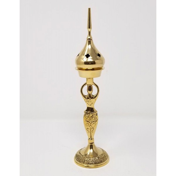 Brass Goddess Incense Holder
