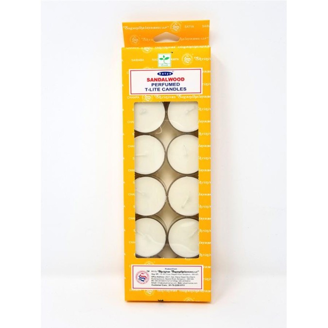 Satya Tealight Candle Set - Sandalwood Satya Tealight Candle Set - Sandalwood