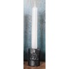Triquetra Candle Holder, Black Cast Iron Triquetra Candle Holder, Black Cast Iron
