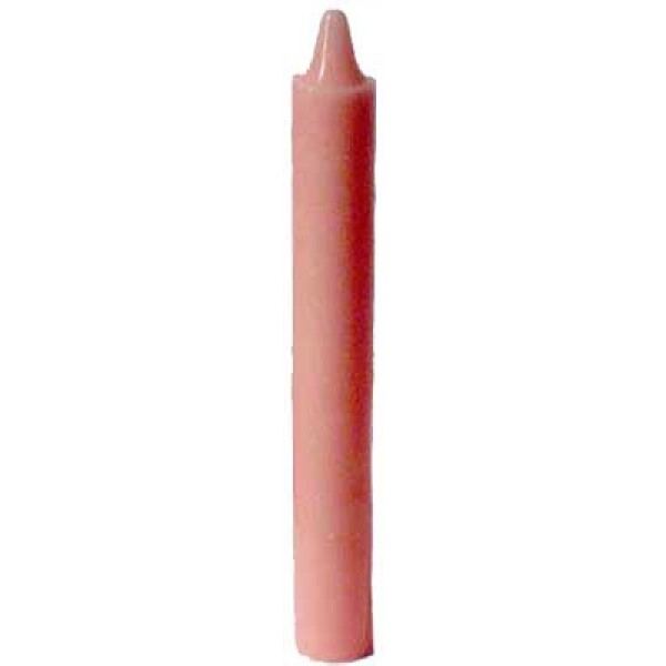 Pink 6 Taper Candle