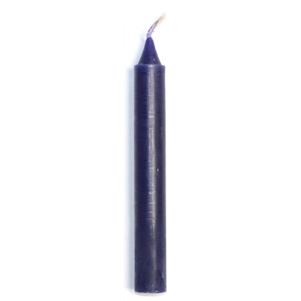 Purple 6 Taper Candle