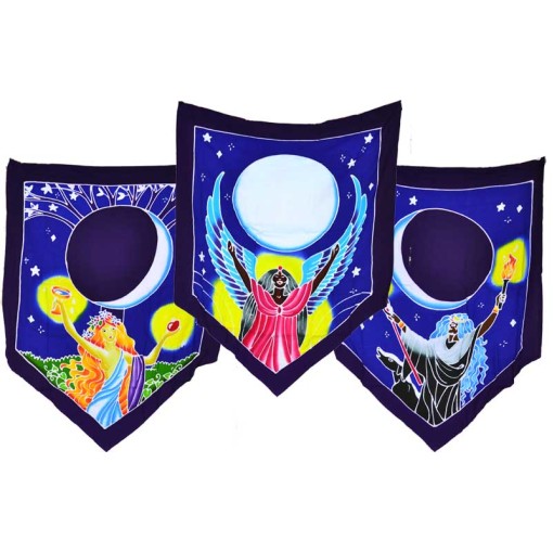 Triple Goddess Flag Set