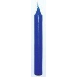 Bougie conique bleue de 6 po Bougie conique bleue de 6 po