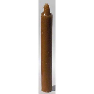 Bougie conique brune de 6 po