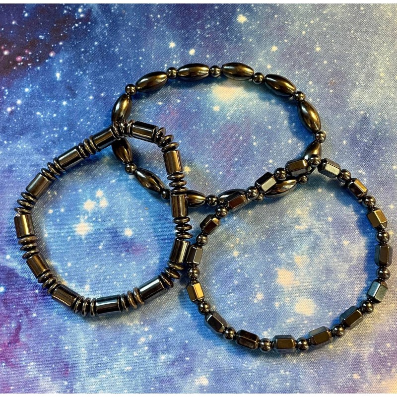 Bracelet en hématite magnétique Bracelet en hématite magnétique