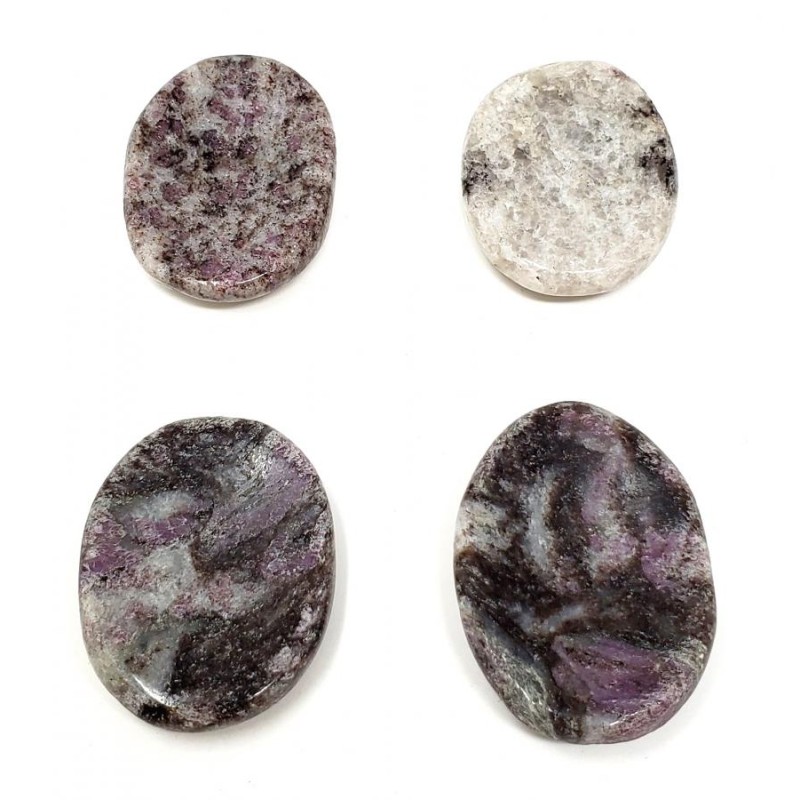 Ruby Feldspar Worry Stone Ruby Feldspar Worry Stone