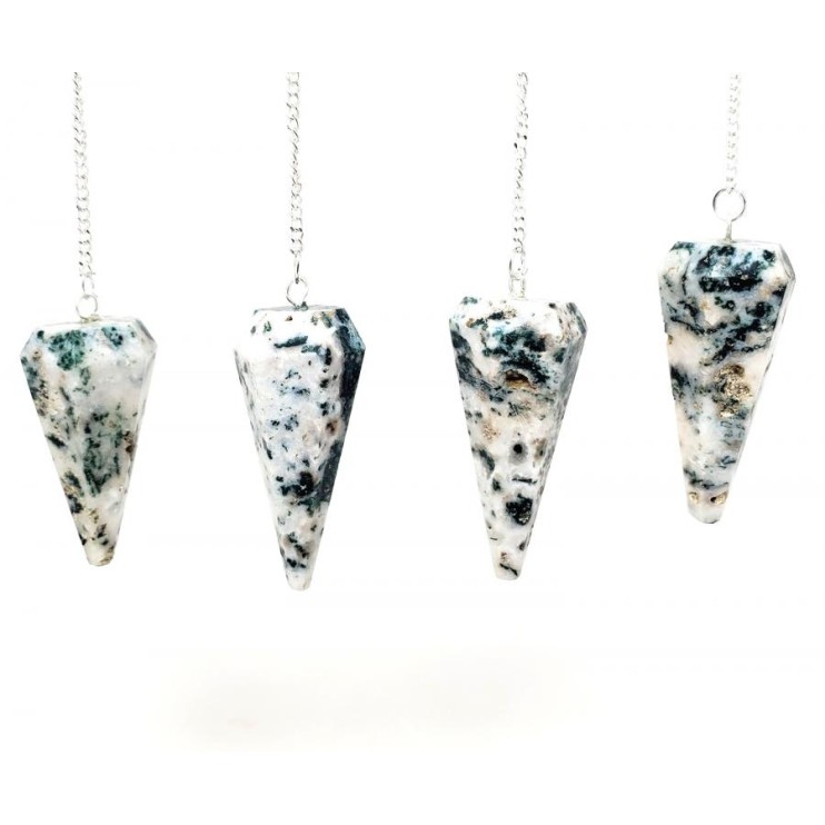 Pendule d’agate d’arbre Pendule d’agate d’arbre