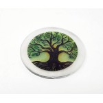 Selenite Coaster, Tree Of Life