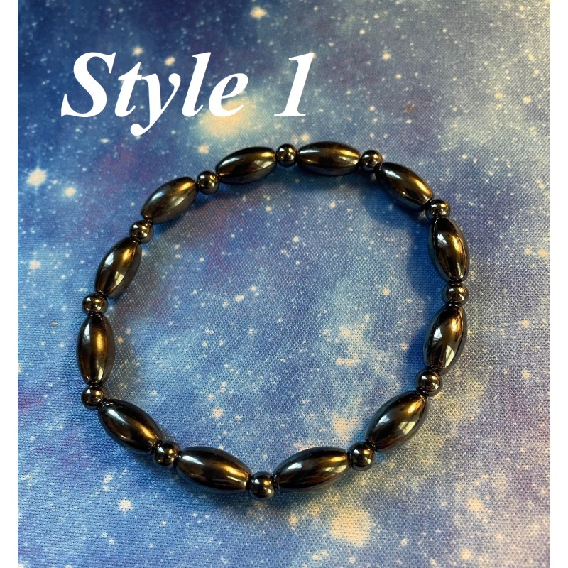 Bracelet en hématite magnétique Bracelet en hématite magnétique